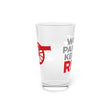 Load image into Gallery viewer, Rebel Cannon Pint Glass