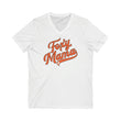 Load image into Gallery viewer, Foxtails Mom Unisex Jersey V-Neck