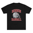 Load image into Gallery viewer, Black retro UNLV football tri-blend shirt with Runnin' Randall in a 1980's vintage style graphic.