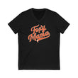 Load image into Gallery viewer, Foxtails Mom Unisex Jersey V-Neck