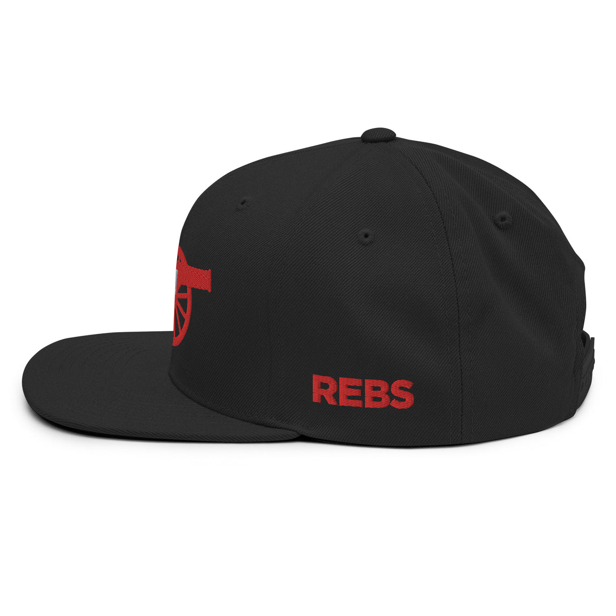 Black Rebel South State Indian Dakota Ball Cap Hat