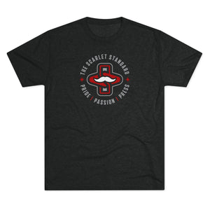 The Scarlet Standard Badge Triblend Tee
