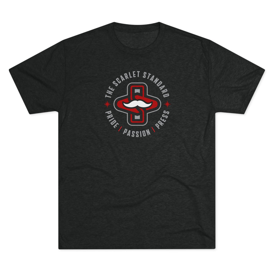 The Scarlet Standard Badge Triblend Tee