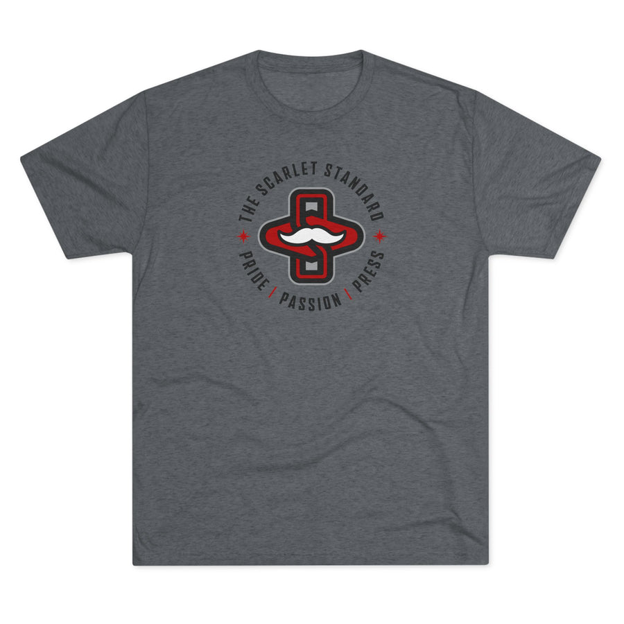 The Scarlet Standard Badge Triblend Tee