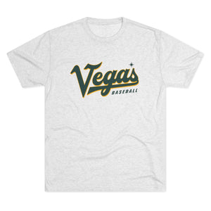 VEGA'S Script Baseball Tri-Blend Tee