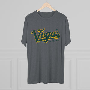 VEGA'S Script Baseball Tri-Blend Tee