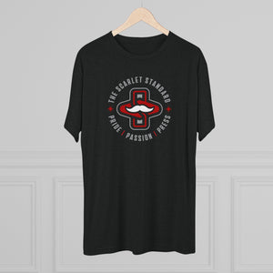 The Scarlet Standard Badge Triblend Tee