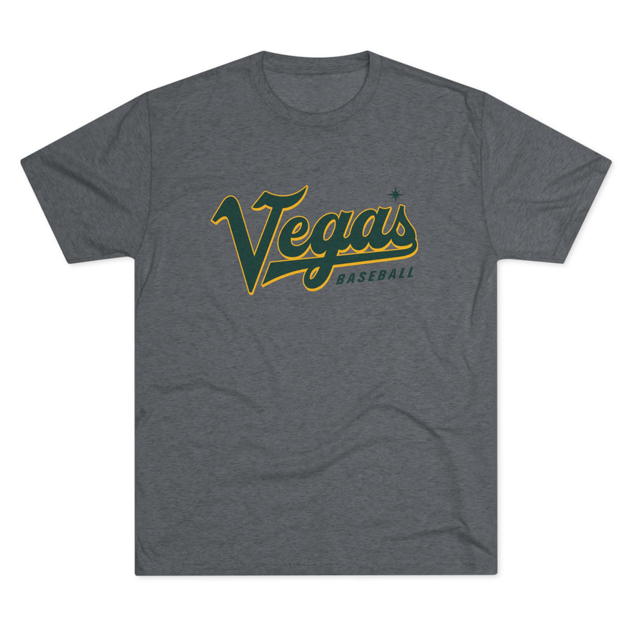 VEGA'S Script Baseball Tri-Blend Tee