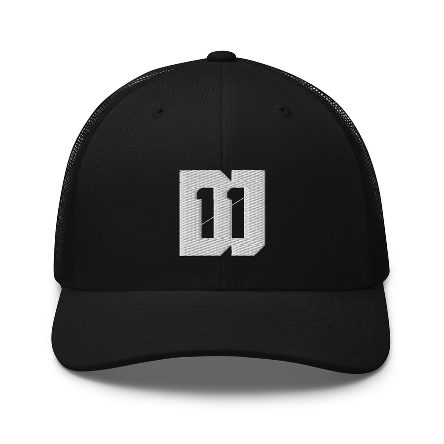 DJ11 White Trucker Hat