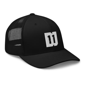 DJ11 White Trucker Hat