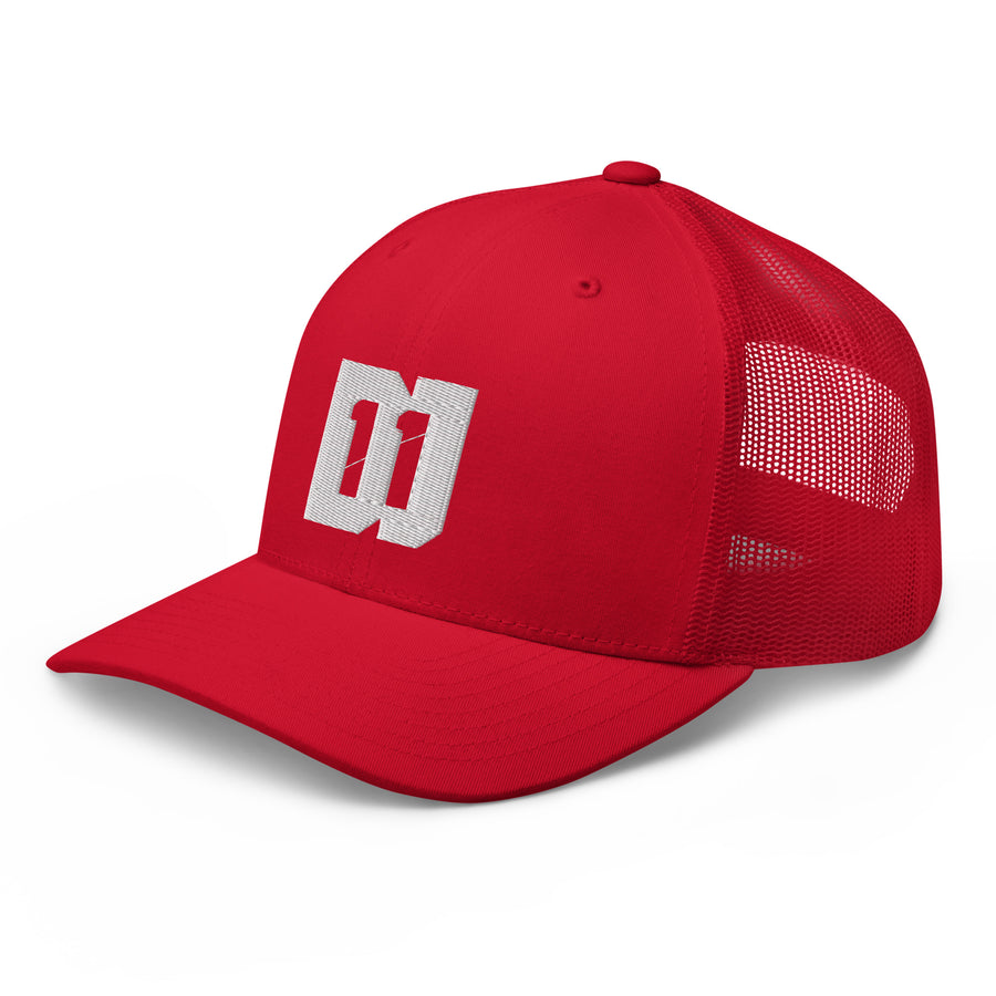 DJ11 White Trucker Hat