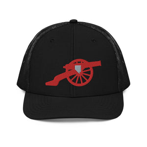 Rebel Red Cannon Trucker Cap