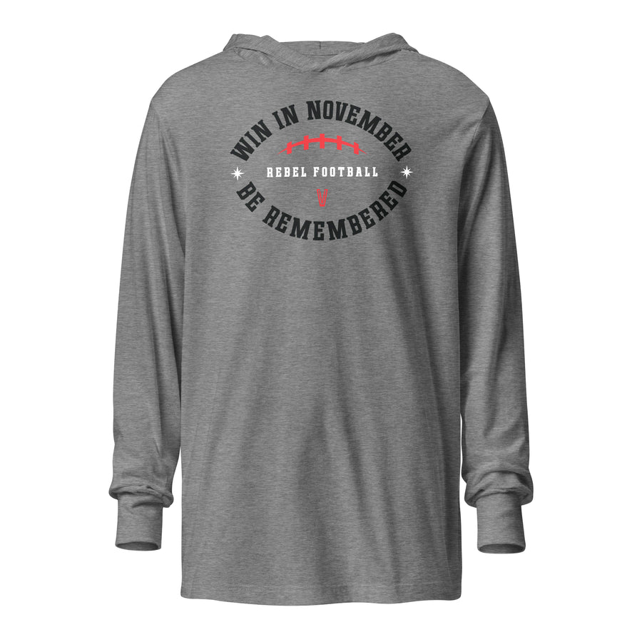 Be Remembered Hooded Long Sleeve Triblend