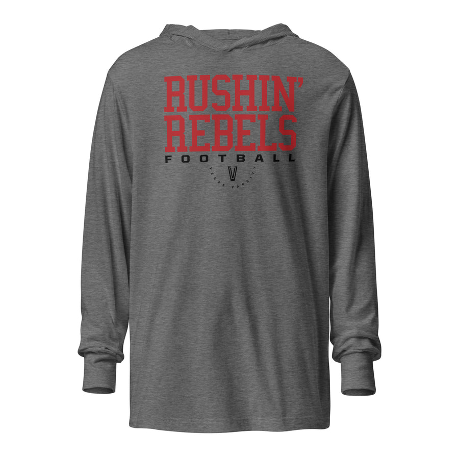 Rushin’ Rebels Hooded Long Sleeve