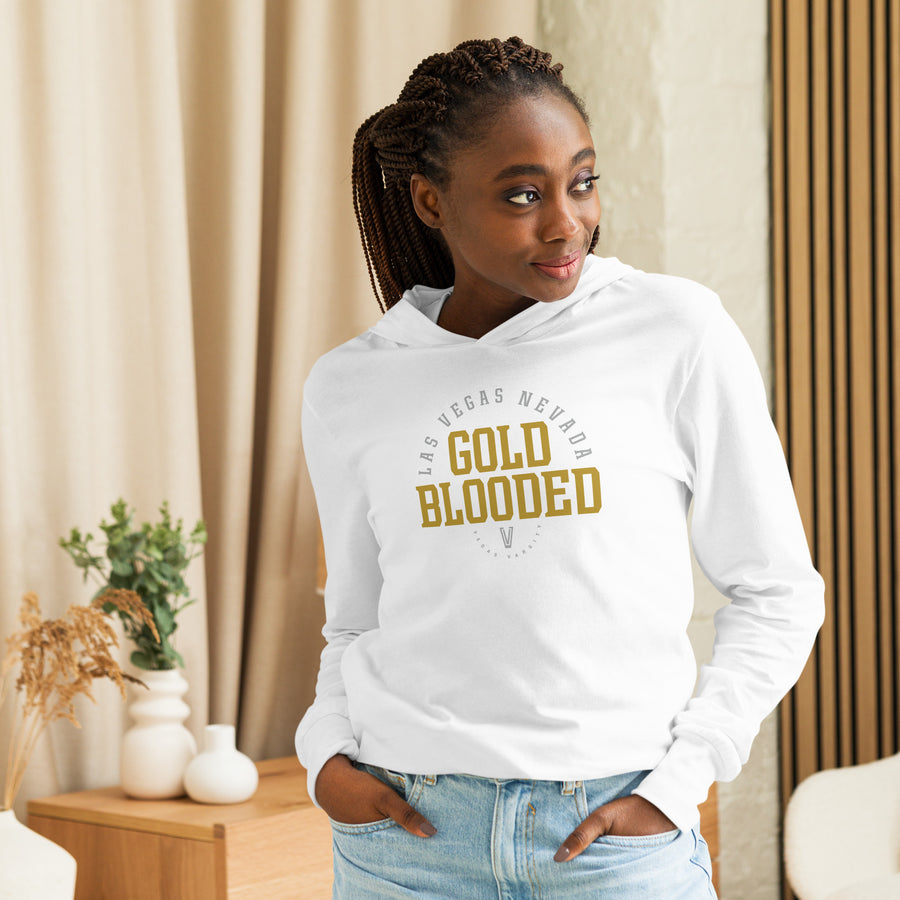 Gold Blooded Hooded Long-Sleeve