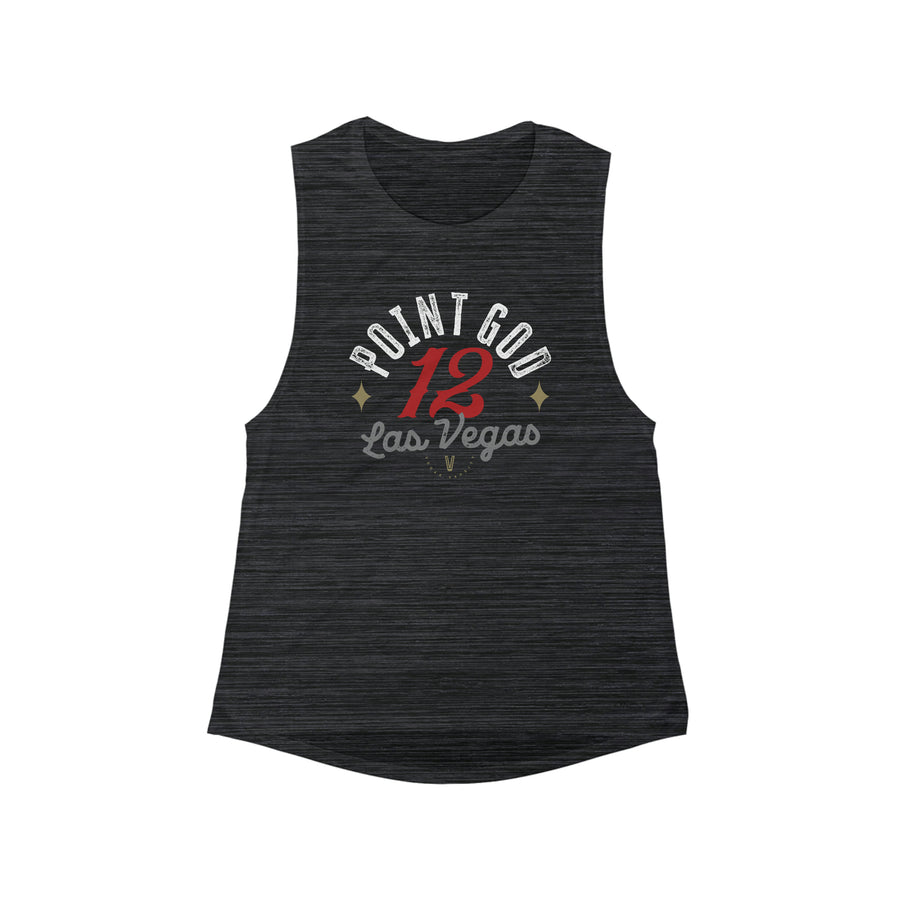 Aces Point God Flowy Scoop Muscle Tank