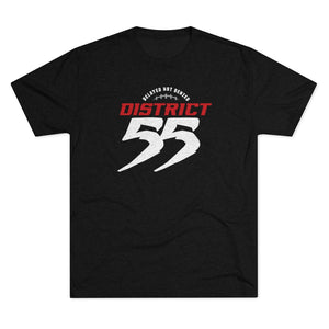 District 55 Number Tri-Blend Tee