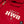 Load image into Gallery viewer, Closeup view of red zip up cotton hoodie with 1977 UNLV basketball team nickname Hardway Eight logo, HW8, on the left chest.
