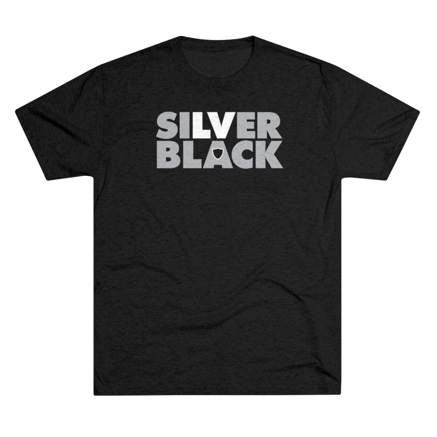 Silver & Black LV Tri-Blend Tee