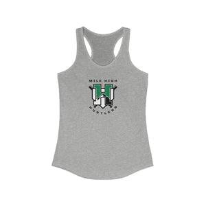 Mile High Hustlers Crest Women's Racerback Tank