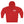 Load image into Gallery viewer, Front view of red zip up cotton hoodie with 1977 UNLV basketball team nickname Hardway Eight logo, HW8, on the left chest.
