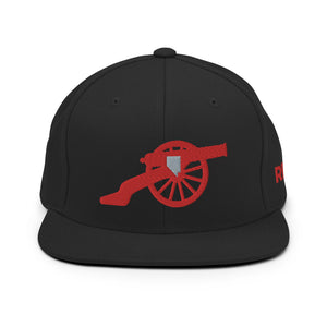 Rebel Red Cannon Snapback Hat