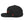 Load image into Gallery viewer, Left side profile of black snapback UNLV Runnin&#39; Rebel basketball hat with vintage style Runnin&#39; in red script
