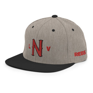 Rebel Retro Gray Baseball Hat
