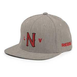 Rebel Retro Gray Baseball Hat