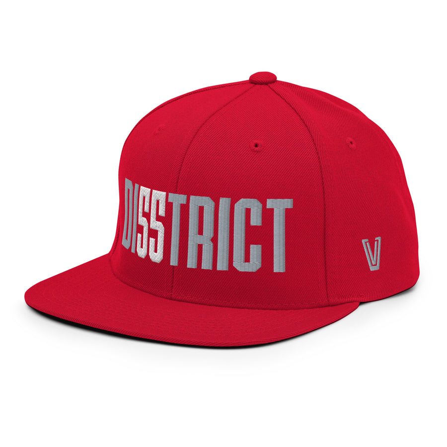 District 55 Brand Red Snapback Hat