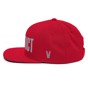 District 55 Brand Red Snapback Hat