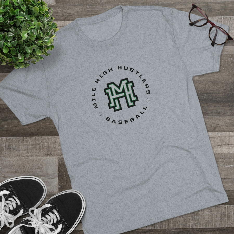 Mile High Hustlers Monogram Triblend Tee