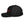 Load image into Gallery viewer, Left profile of black snapback UNLV Runnin&#39; Rebel basketball trucker hat with vintage style Runnin&#39; in red script

